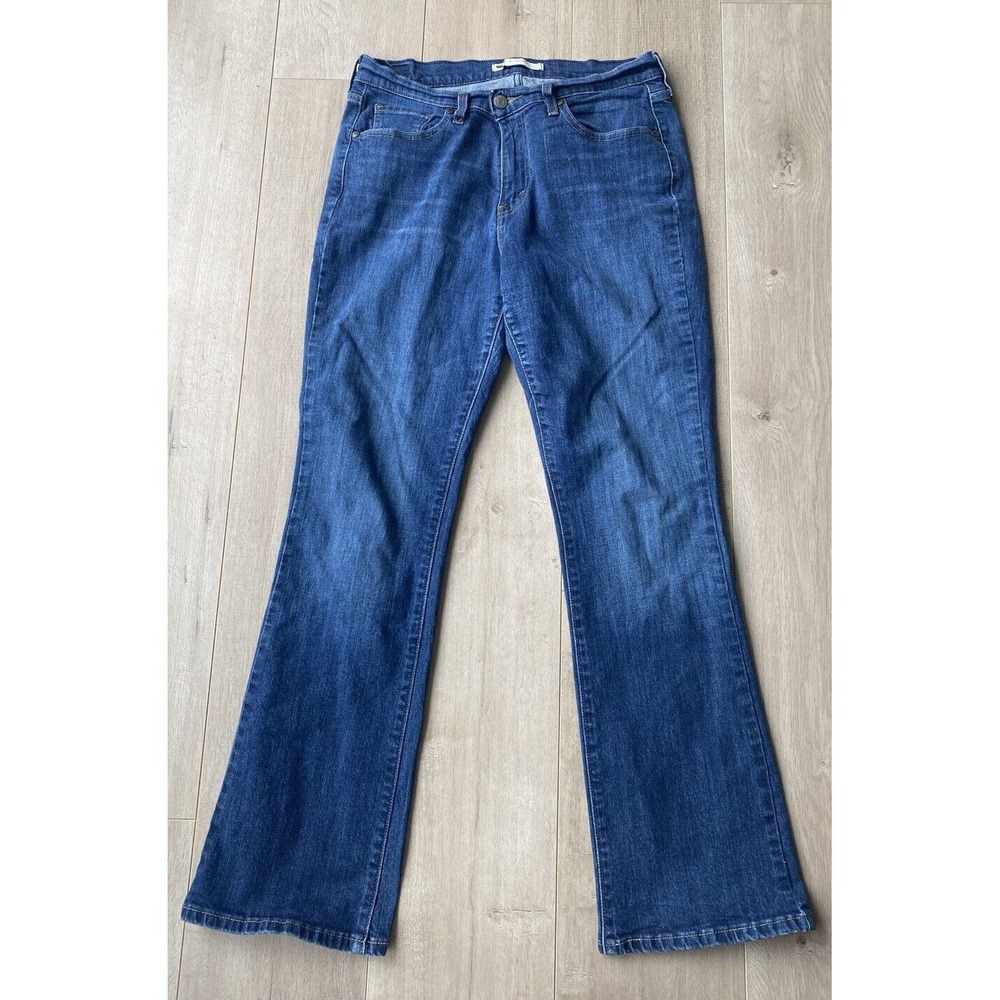 Levi's 515 Bootcut Mid-rise Jean Size 8 W30 L30 Blue Denim Flap Pockets
